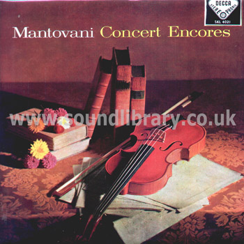 Mantovani Concert Encores UK Issue Stereo LP Decca SKL 4021 Front Sleeve Image