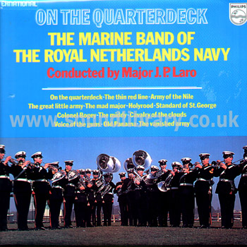 Marine Band Royal Netherlands Navy On The Quarterdeck UK Stereo LP Philips 6440 196 Front Sleeve Image