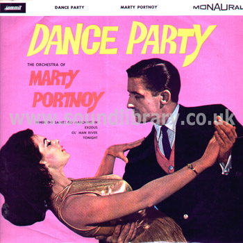 Marty Portnoy and His Orchestra Dance Party UK Issue Mono LP Summit ATL 4129 Front Sleeve Image