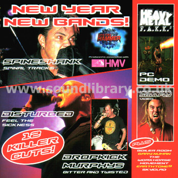 Metal Hammer Issue 83 January 2001 EU CD Metal Hammer Future Publishing MHR83/01/01 Front Inlay Image