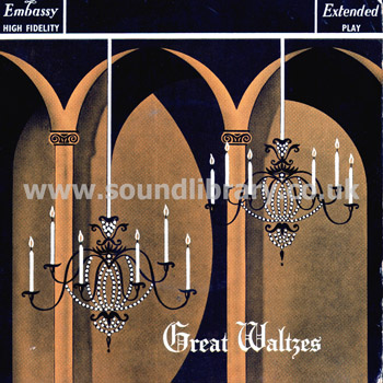 Michael Freedman Great Waltzes UK Issue 7" EP Embassy WEP 1037 Front Sleeve Image