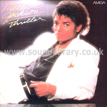 Michael Jackson Thriller East Germany Issue Stereo LP Amiga 8 56 105 Front Sleeve Image