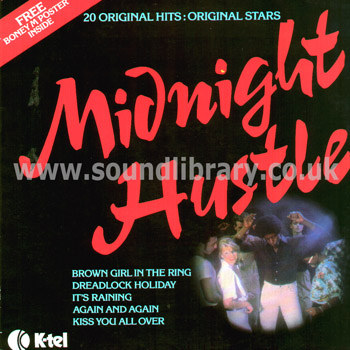 Midnight Hustle UK Issue Includes Poster LP K-Tel NE 1037 Front Sleeve Image