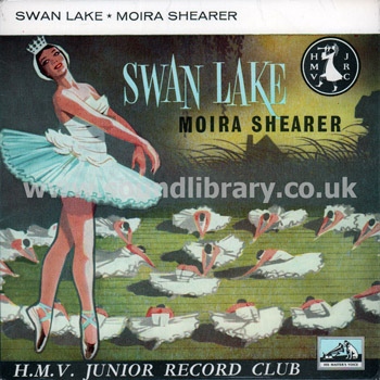 Moira Shearer Sinfonia of London Swan Lake Story of The Ballet UK 7" EP HMV 7EG 112 Front Sleeve Image