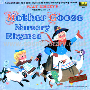 Mother Goose Nursery Rhymes Sterling Holloway USA LP Disneyland 3935 Front Sleeve Image