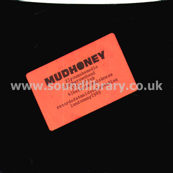 Mudhoney You Make Me Die UK Issue Coloured Vinyl 7" EP Front Sleeve Image