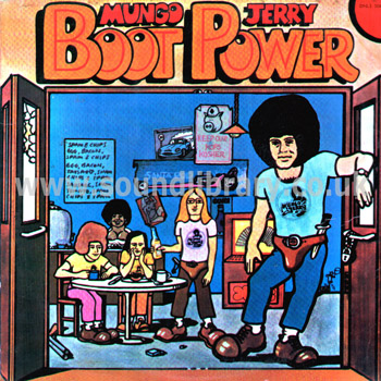 Mungo Jerry Boot Power Thailand Issue Stereo LP DNLS 3041 Front Sleeve Image