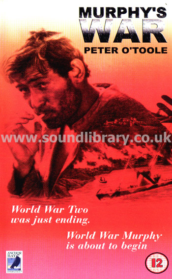 Murphy's War Peter O'Toole VHS PAL Video Anchor Bay Entertainment ABV1112 Front Inlay Sleeve