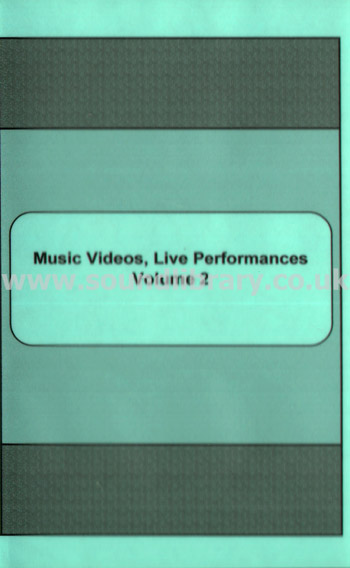 Music Videos, Live Performances Volume 2 Simple Minds VHS PAL Video Front Inlay Sleeve