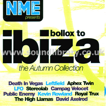 Bollox To Ibiza The Autumn Collection UK Issue Gatefold Card Sleeve CD NME NMEAC99 Front Card Sleeve