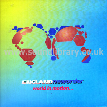 New Order World In Motion… UK Issue 12" Factory FAC293 Front Sleeve Image
