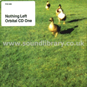 Orbital Nothing Left CD One UK Issue Card Sleeve CDS London FCD 365 Front Card Sleeve