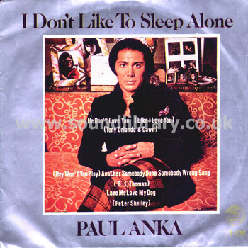 Paul Anka Tony Orlando & Dawn B.J. Thomas Peter Shelley Thailand 7" EP FT238 Front Sleeve Image