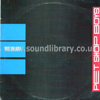Pet Shop Boys West End Girls South Africa Issue 12" EMI 12 EMIL (C) 2009226 Front Sleeve Image