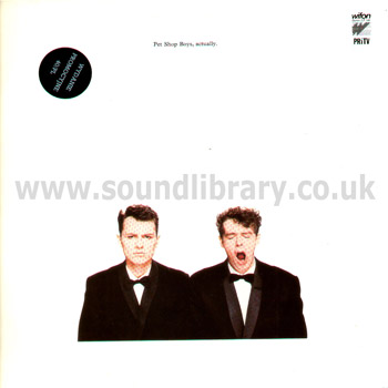 Pet Shop Boys Actually Poland Issue LP & Insert Wifon LP-140 Front Sleeve Image