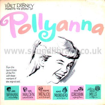 Pollyanna Original Soundtrack Recording UK Issue LP Pye Golden Guinea GGL 0064 Front Sleeve Image