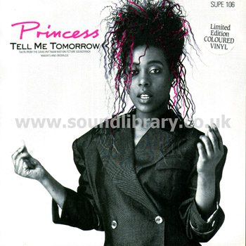 Princess Tell Me Tomorrow UK Issue Coloured Vinyl 7" Supreme SUPE 106 Front Sleeve Image