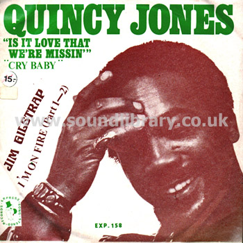 Quincy Jones Is It Love That We're Missin' Thailand 7" EP Express Songs EXP. 158 Front Sleeve Image