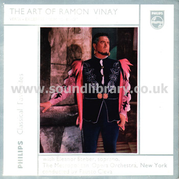 Ramon Vinay The Art Of Ramon Vinay  UK Issue 7" EP Philips ABE 10132 Front Sleeve Image
