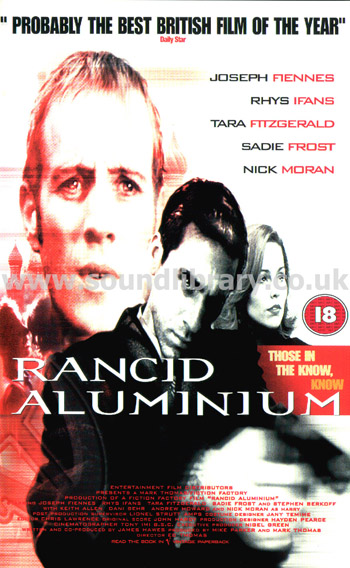 Rancid Aluminium Rhys Ifans Edward Thomas VHS Video Entertainment In Video EVS 1369 Front Inlay Sleeve