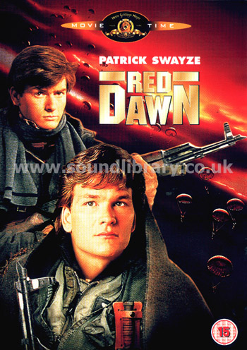 Red Dawn Patrick Swayze Region 2 DVD MGM Home Entertainment 15892DVD Front Inlay Sleeve