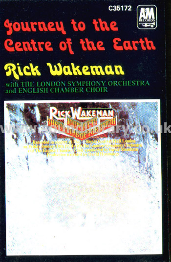 Rick Wakeman Journey To The Centre Of The Earth Australia Issue MC A&M C35172 Front Inlay Card
