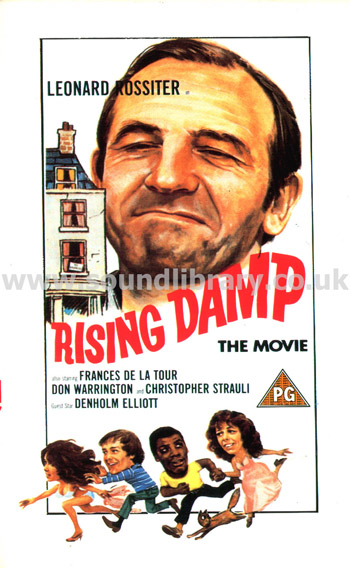 Rising Damp The Movie Leonard Rossiter VHS PAL Video Polygram 4 Front Video 0842683 Front Inlay Sleeve