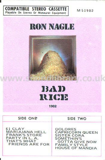 Ron Nagle Bad Rice USA Issue Stereo MC Front Case Image