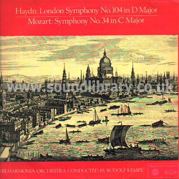 Rudolf Kempe Haydn London Symphony No. 104 UK Mono LP Music For Pleasure MFP 2082 Front Sleeve Image