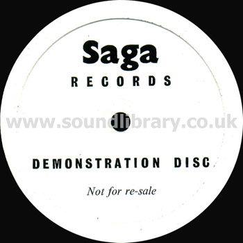  Unknown - Not Stated Saga NoCat108 10" Label Image