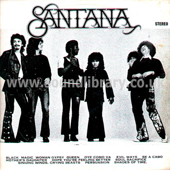 Santana Santana Thailand Issue Stereo LP KS 30131 Front Sleeve Image