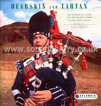 The Regimental Band & Massed Pipers of The Scots Guards LP Columbia 33SX 1075 Front Sleeve Image
