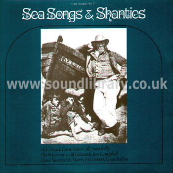 Various Artists Sea Songs And Shanties UK Issue Mono LP Topic TPS 205 Front Sleeve Image