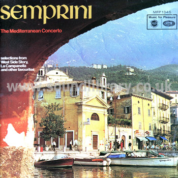 Semprini The Mediterranean Concerto UK Issue LP Music For Pleasure MFP 1345 Front Sleeve Image