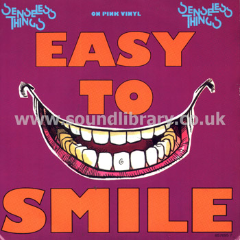 Senseless Things Easy To Smile UK Issue Coloured Vinyl 7" Epic 657695 7 Front Sleeve Image