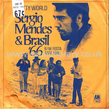 Sergio Mendes & Brasil '66 Pretty World USA 7" Front Sleeve Image