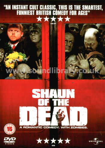 Shaun Of The Dead Simon Pegg Region 2 PAL DVD Universal 822 611 0 Front Inlay Sleeve
