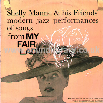 Shelly Manne and His Friends, Vol. 2 UK Issue LP Vogue Contemporary LAC 12100 Front Sleeve Image