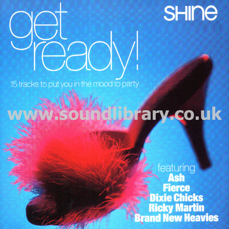Shine - Get Ready UK Issue CD Upfront SHINECD01 Front Inlay Image