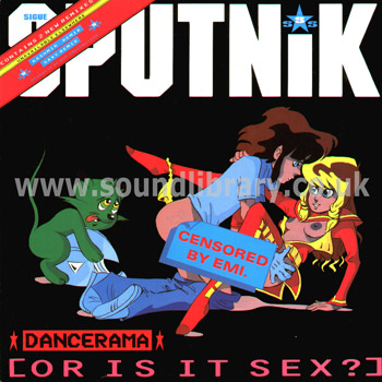 Sigue Sigue Sputnik The Dancerama Remixes UK Stereo 12" Parlophone 12 SSSX5 Front Sleeve Image