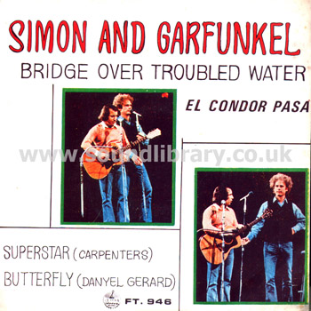 Simon & Garfunkel Carpenters Danyel Gerard  Thailand 7" EP 4 Track Stereo FT. 946 Front Sleeve Image
