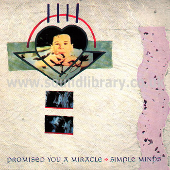 Simple Minds Promised You A Miracle UK Issue 12" Virgin VS488-12 Front Sleeve Image