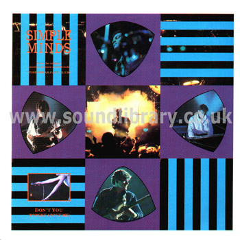 Simple Minds Don't You (Forget About Me) UK Issue 12" Virgin VS 749-12 Front Sleeve Image