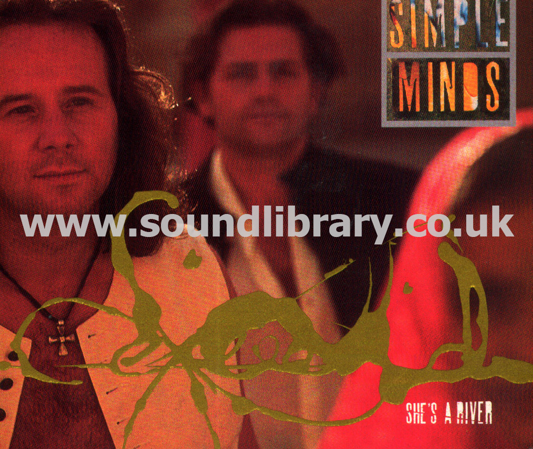 Simple Minds She's A River UK Issue Digipak CDS Virgin VSCDG 1509 Front Digipak Image