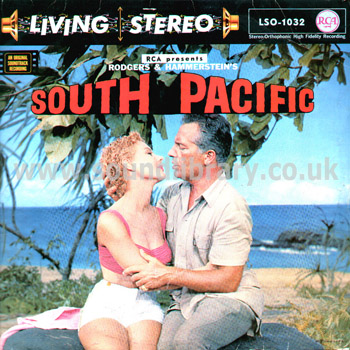 South Pacific Alfred Newman Germany Issue Stereo LP RCA (Living Stereo) LSO-1032 Front Sleeve Image