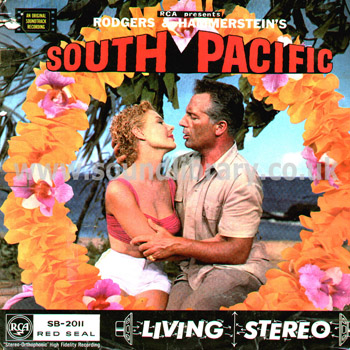 South Pacific Rossano Brazzi UK Issue Stereo  G/F Sleeve LP RCA Living Stereo SB-2011 Front Sleeve Image