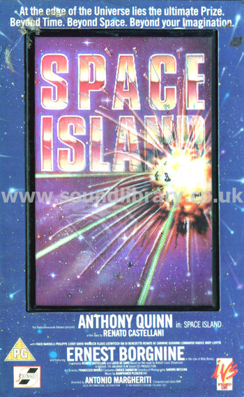 Space Island Anthony Quinn Ernest Borgnine VHS PAL Video IVS 1091 Front Case Image