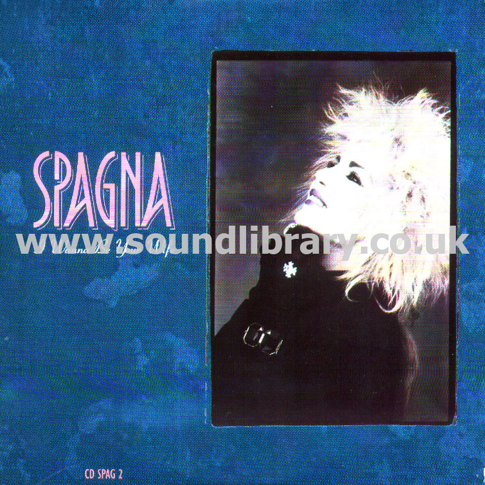 Spagna I Wanna Be Your Wife UK Issue Card Sleeve CDS CBS CD SPAG 2 Front Card Sleeve