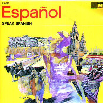 Hable Espanol Speak Spanish UK Issue LP Saga ERO 8087 Front Sleeve Image