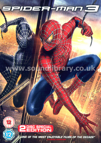 Spiderman 3 Tobey Maguire 2DVD Sony Pictures Home Entertainment CDR 44954 Front Inlay Sleeve